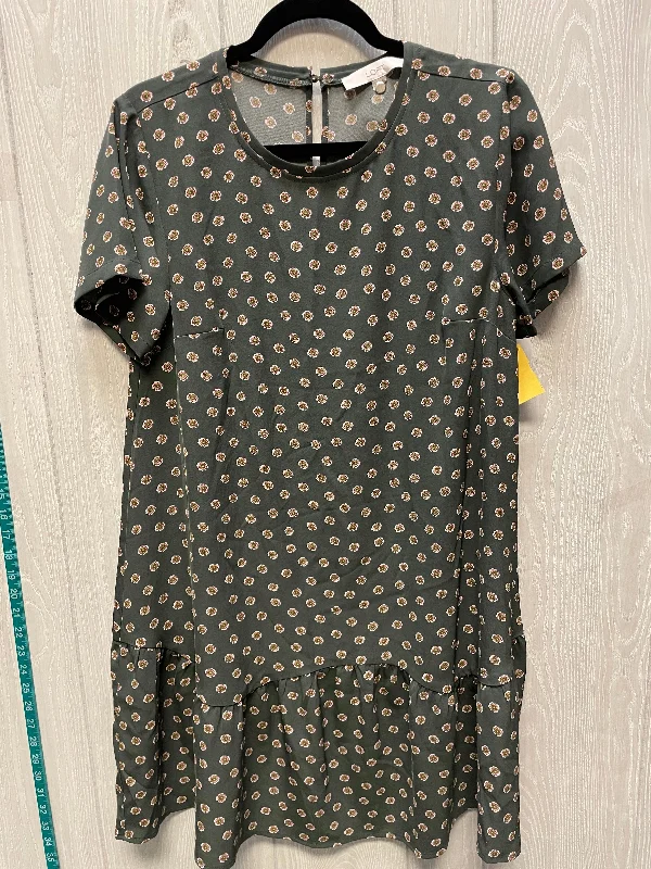 Dress Casual Short By Loft In Floral Print, Size: M