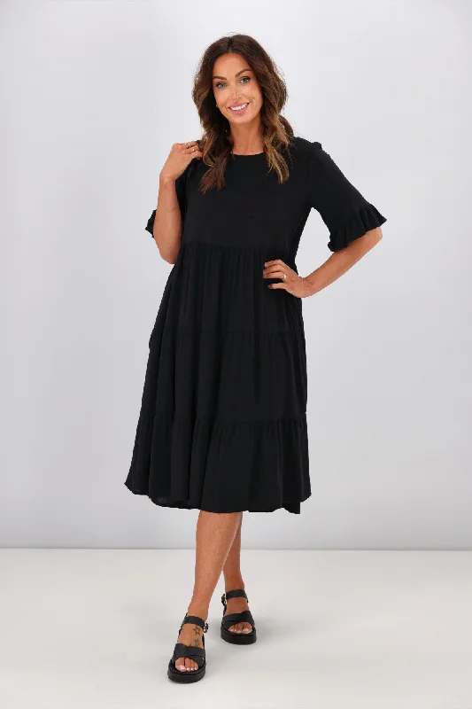 New U Collection Kylie Dress Black