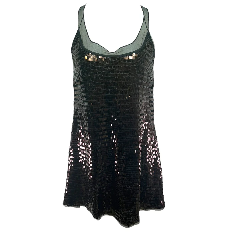 Disco Fever Mini Dress By Free People In Brown, Size: L