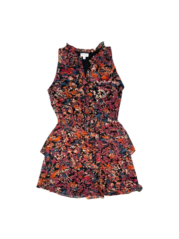 Dress Casual Midi By Evereve In Floral Print, Size: L