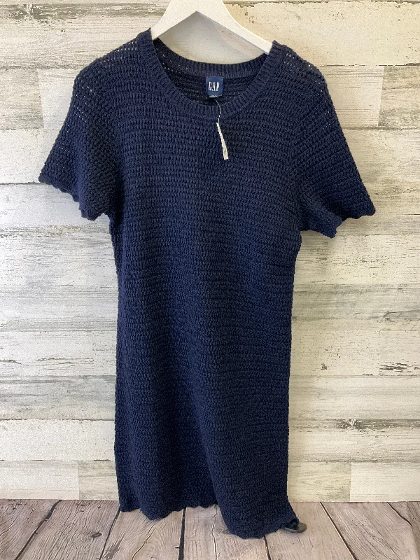 Dress Casual Midi By Gap In Navy, Size: M