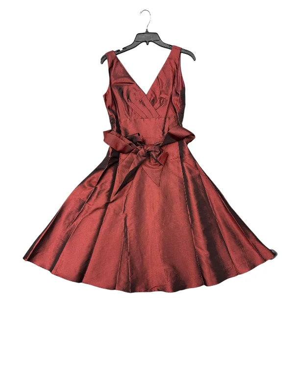 Dress Party Midi By Coldwater Creek In Red, Size: 6p