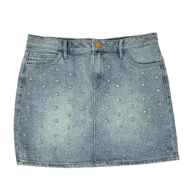 Studded Denim Mini Skirt By Skinny Girl Size: 2