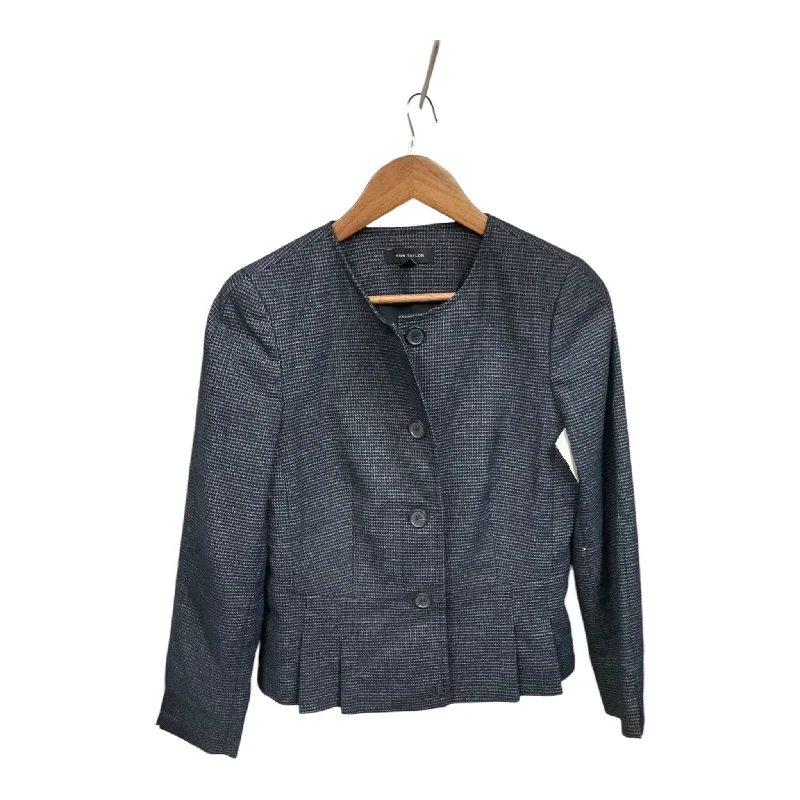 Blazer By Ann Taylor In Blue, Size: S