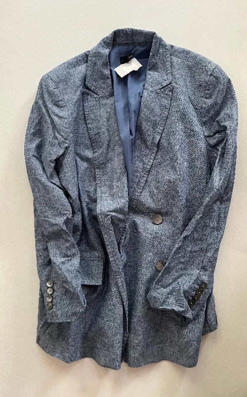 Blazer By Ann Taylor In Denim, Size: Xl