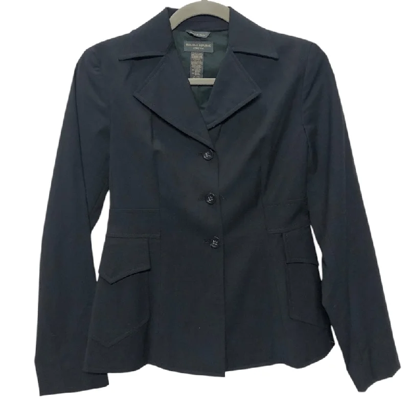 Blazer By Banana Republic In Black, Size: 0