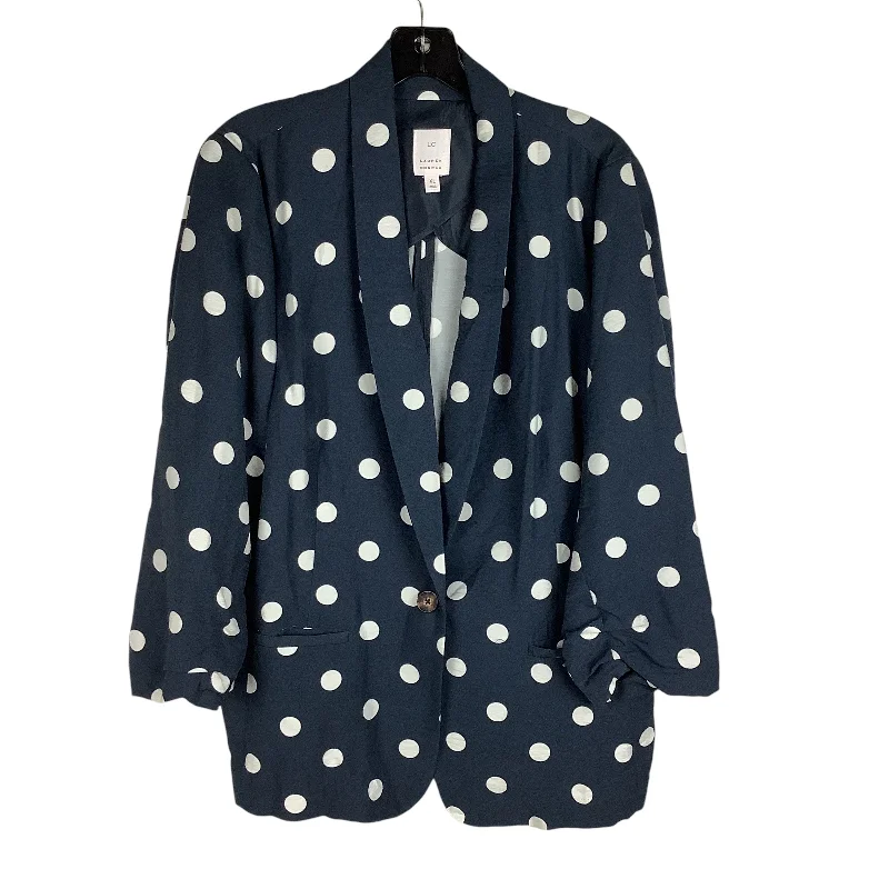 Blazer By Lc Lauren Conrad In Polkadot Pattern, Size: Xl