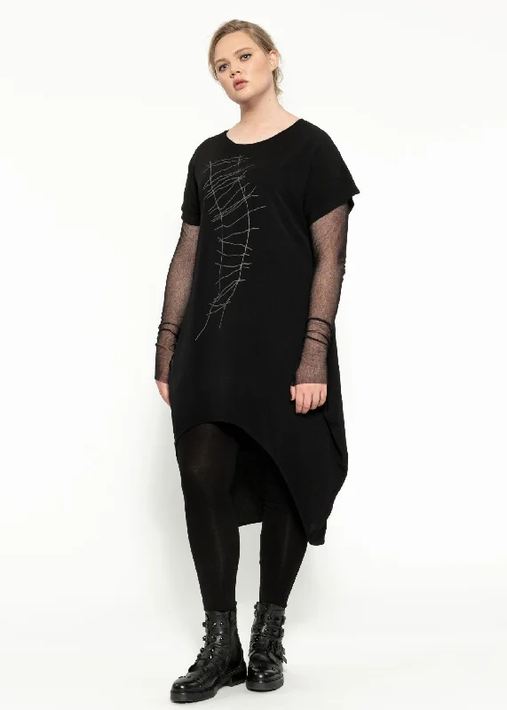 Twiggy Dress - Black Shadow