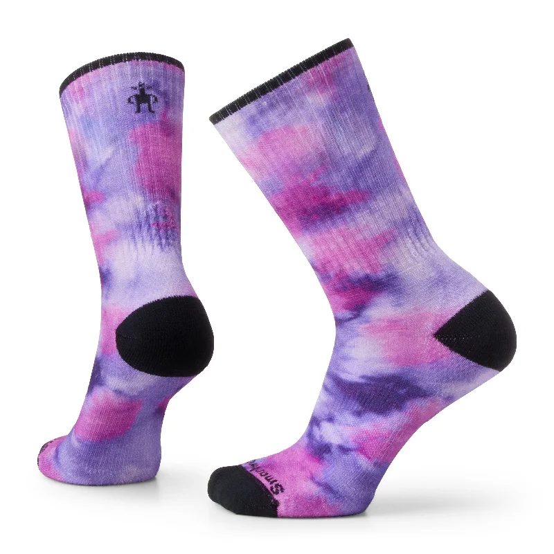 Athletic Far Out Tie Dye Print Crew Socks