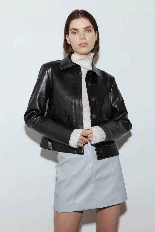 Willa Vegan Leather Jacket