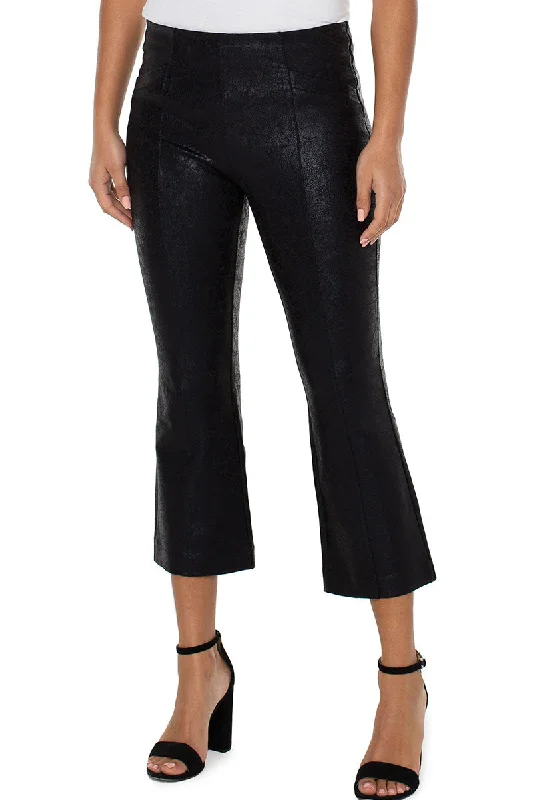 Liverpool Stella Crackle Kick Flare Pants