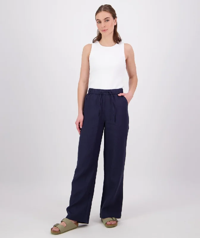 Swanndri Seascape V2 Linen Pant Navy